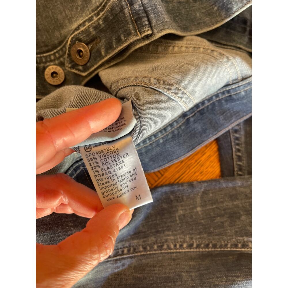 AG ADRIANO GOLDSCHMEID DENIM JACKET M - Picture 5 of 6